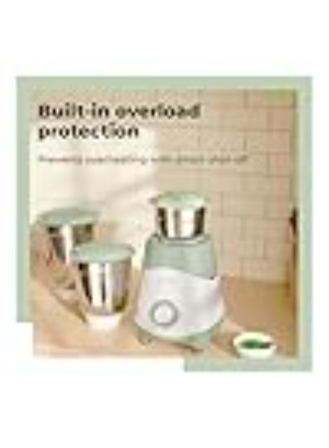 Lifelong Mixer Grinder for Kitchen | 3 Jar 500 Watt Mixie with Chutney Jar, Liquidizing Jar & Wet Grinder | Blender for Juices, Smoothies & Purees with Stainless Steel Blades, 3-Speed & Pulse Function - Image 2
